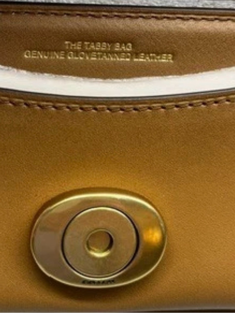 Coach Tabby-style Crossbody Bag in Brown with Gold Hardware - Picture 9 of 10
